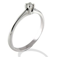 Anneau Gemoro Femme in Or blanc Diamante SS562BIA07